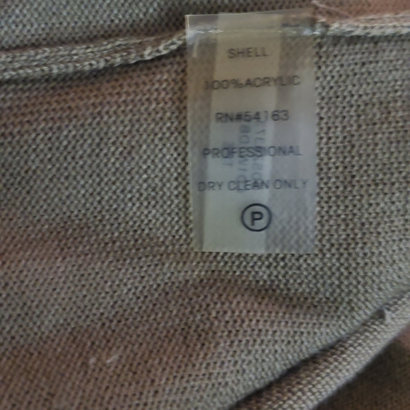 Calvin Klein tan long sleeve sweater dress M - Picture 6 of 6